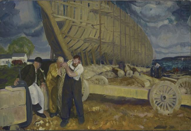 George Bellows Builders of Ships china oil painting image